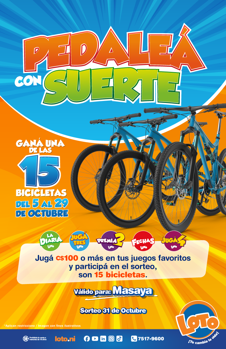REGLAMENTO DE PROMOCIÓN: “PEDALEÁ CON SUERTE”